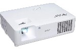Acer Projector PD1330W, DLP, WXGA (1280x800), 3000Lm, 2M:1, 3D ready, RGB LED lamp, 24/7 operation, REC.709 Video Stand., 2xHDMI, RS-232, Audio in, USB (Type A, 5V/1.5A), 1x10W, 6Kg, White