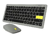 ACER VERO COMBO SET ANTIMICROBIAL Keyboard and MACARON MOUSE GRAY RETAIL PACK