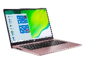 Acer Swift 1, SF114-34-C7UR, Celeron N5100 (1.1Ghz up to 2, 8Ghz, 4MB), 14" FHD IPS, 8GB DDR4, 256GB PCIe SSD, Intel UHD Graphics, HD Cam.& Mic., Wi-Fi 6AX, BT 5.1, HDMI, 2xUSB 3.2,   WIn 10 Home, Pink