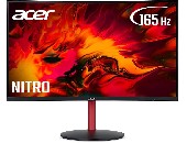 Acer Nitro XZ272UPbmiiphx, 27" VA LED Curved 1500R, Anti-Glare, ZeroFrame, FreeSync, DisplayHDR 400, 4ms, 100M:1, 400nits, 2560x1440 WQHD, 144Hz(up to 165Hz), 2xHDMI, DP, Audio out, 2x3W, Height adj., Tilt, Swivel, Black+ADESSO CyberTrack H4 1080P HD