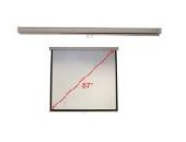 Acer M87-S01MW Projection Screen, 87" (4:3), 70''x70'' (Area 1740mm X 1740mm), Wall & Ceiling, Matte White, Manual, 5.5Kg